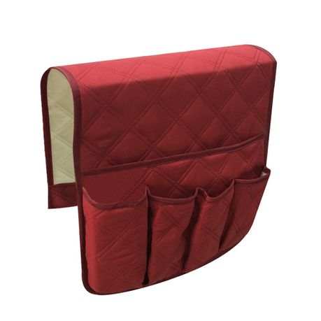 Non-Slip Sofa Chair Armrest Storage Bag - Red Buy Online in Zimbabwe thedailysale.shop
