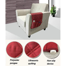 Load image into Gallery viewer, Non-Slip Sofa Chair Armrest Storage Bag - Red
