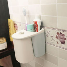 Load image into Gallery viewer, Multifunction Bathroom Toothbrush Holder - Blue
