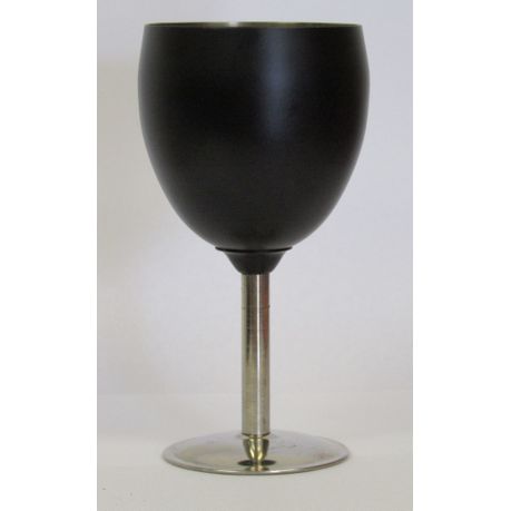 Leisure-Quip - Stainless Steel Wine Goblet - Black Buy Online in Zimbabwe thedailysale.shop