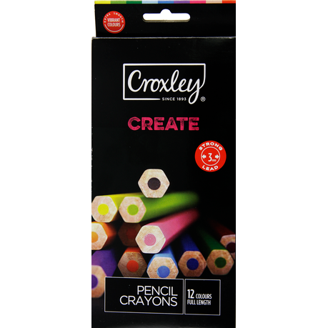Croxley Create 12 Full Length Colour Pencils Buy Online in Zimbabwe thedailysale.shop