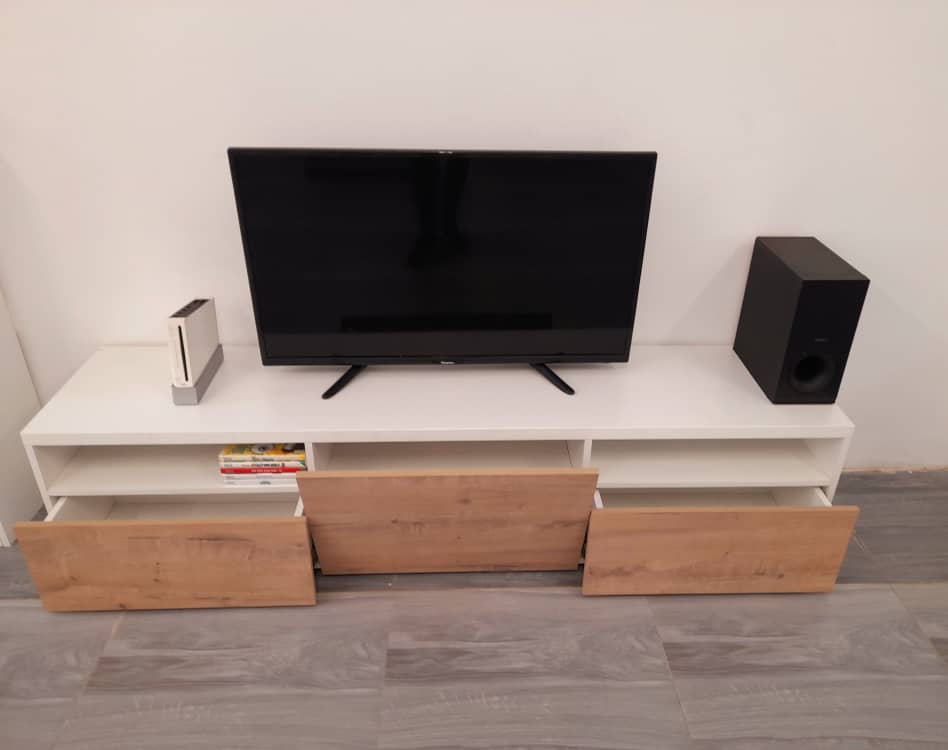$341 Melamine wood 1.8M TV Stand Buy Online in Zimbabwe thedailysale.shop
