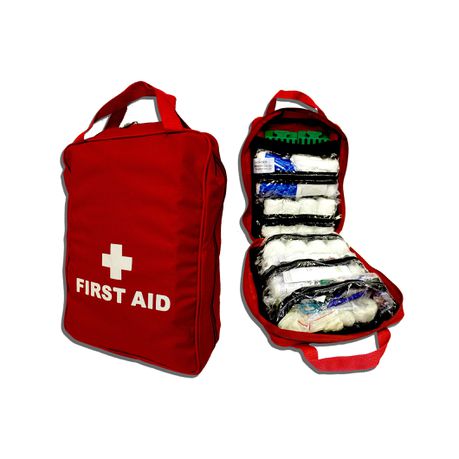 Government Regulation 3 Large (5-50 persons), Firstaider First Aid Kit in Heavy Duty Grab Bag