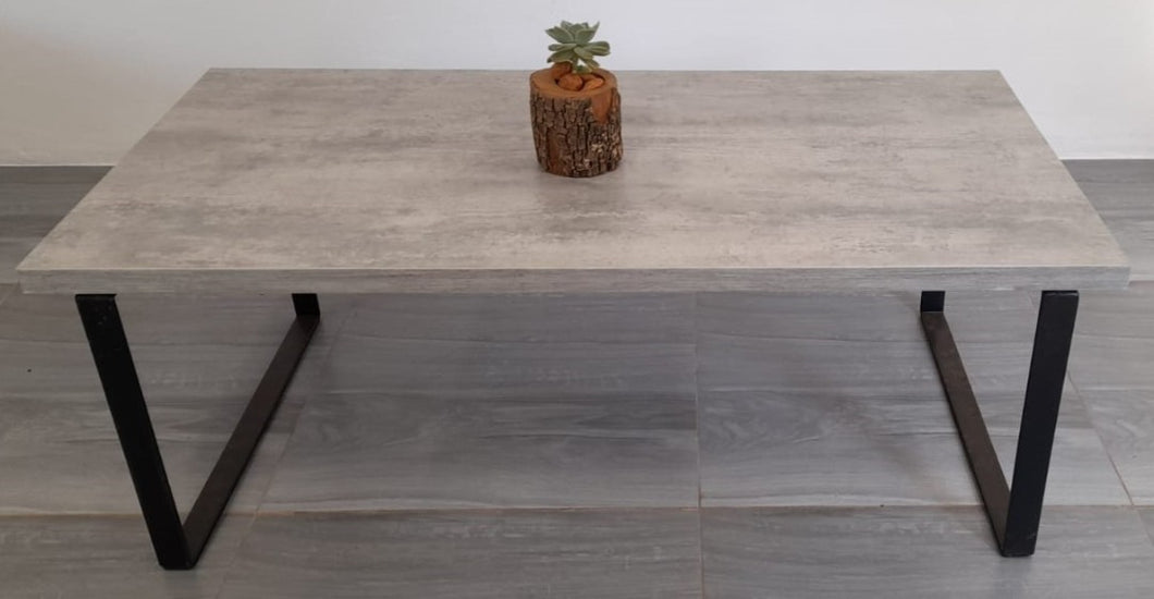 Melamine Grey Centre Table Single Top