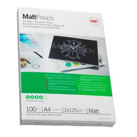 GBC Document Matt Laminating Pouches - A4 150micron (100 Pack) Buy Online in Zimbabwe thedailysale.shop