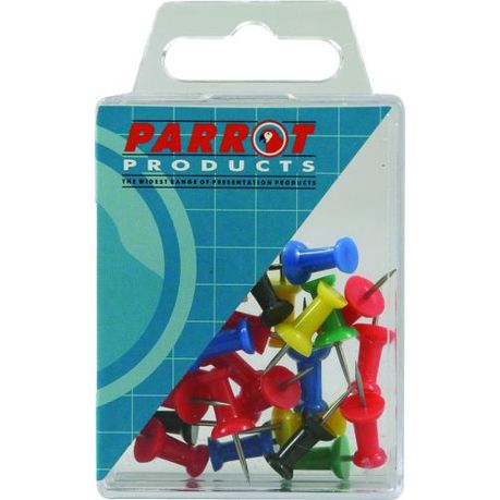 Parrot Thumbtacks - Black - Pack of 25 Buy Online in Zimbabwe thedailysale.shop
