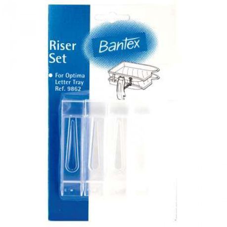 Bantex Optima Document Tray Risers (Pack of 4) Buy Online in Zimbabwe thedailysale.shop