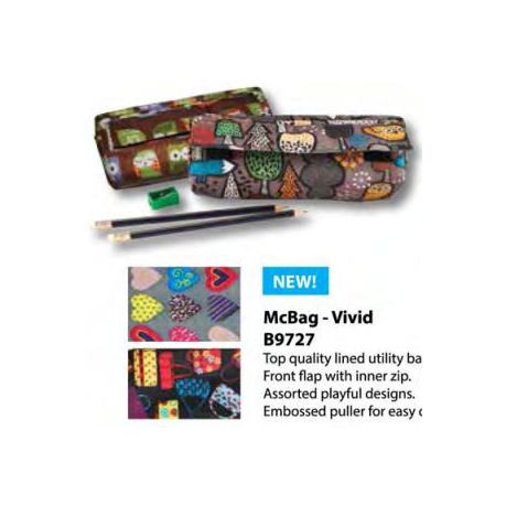 Bantex McBag Vivd Pencil Bag - Assorted Buy Online in Zimbabwe thedailysale.shop