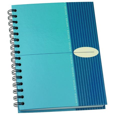 Bantex Noted Hardcover Spiral Notebook - A4 Blue Buy Online in Zimbabwe thedailysale.shop