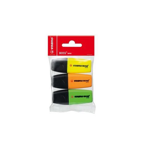 Stabilo Boss Mini Highlighers (Pack of 3) Buy Online in Zimbabwe thedailysale.shop