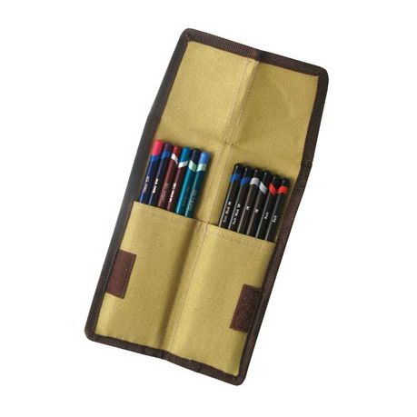 Derwent Canvas Pocket Pencil Wrap, 12 Pencils Storage Capacity, 2300219 Buy Online in Zimbabwe thedailysale.shop