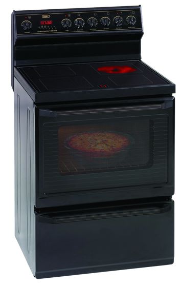 Defy Black 4 Plate 700 Series Multifunction Vitroceramic Stove