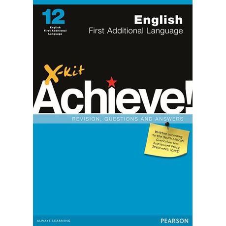 X-Kit Achieve! English First Additional Language : Grade 12 : Study Guide Buy Online in Zimbabwe thedailysale.shop