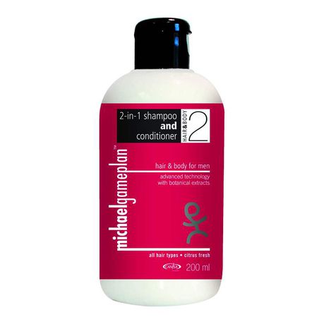 Michael Game Plan 2in1 Shampoo & Conditioner - 200ml Buy Online in Zimbabwe thedailysale.shop
