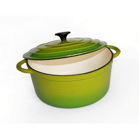 LK's - Round Casserole - Green - 6L