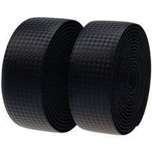 Load image into Gallery viewer, Fluir Black Diamond Anti Slip Handlebar Tape with Plugs

