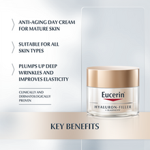 Load image into Gallery viewer, Eucerin Hyaluron - Filler + Elasicity Day Cream SPF30 50ml
