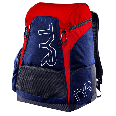 TYR Alliance 45L Back Pack Navy Red