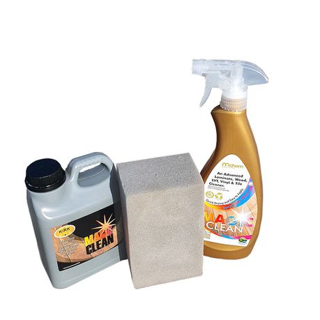 Magic Clean - Laminate and Wood Floor Cleaning Pack with Sponge Buy Online in Zimbabwe thedailysale.shop