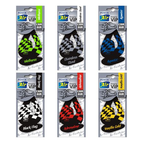 Car Fresheners Imagine VIP-Power Air -Combo Pack of 6