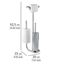 Load image into Gallery viewer, Wenko - Freestanding Toilet Brush, Toilet Paper Holder Combo  - Universal S
