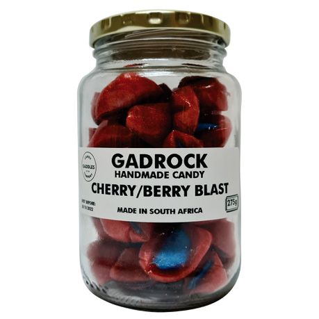 Cherry/Berry Blast Gadrock Rock Candy Sweets 275g
