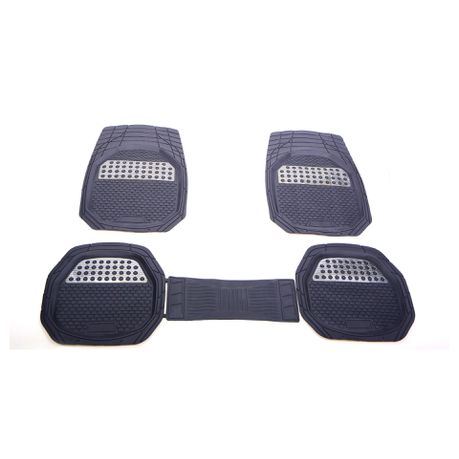 5 Piece Universal Car Rubber Mats Trimmable to Fit All Cars