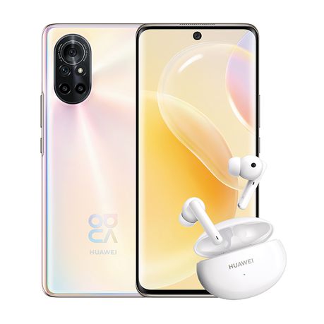 Huawei nova 8 Single Sim 128GB + Freebuds 4i - Blush Gold Buy Online in Zimbabwe thedailysale.shop