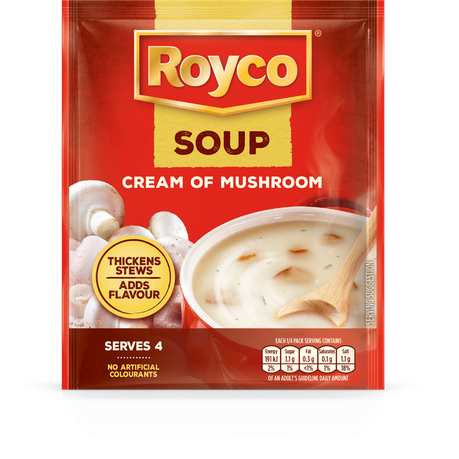 ROYCO Soup Cream Mushroom 10 x 50g Buy Online in Zimbabwe thedailysale.shop