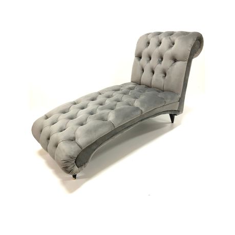 Diyahne - Grey Chaise Lounge Chair Buy Online in Zimbabwe thedailysale.shop