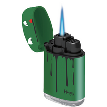 Load image into Gallery viewer, 4 pack Zengaz Jet Flame Lighter Hungry Design
