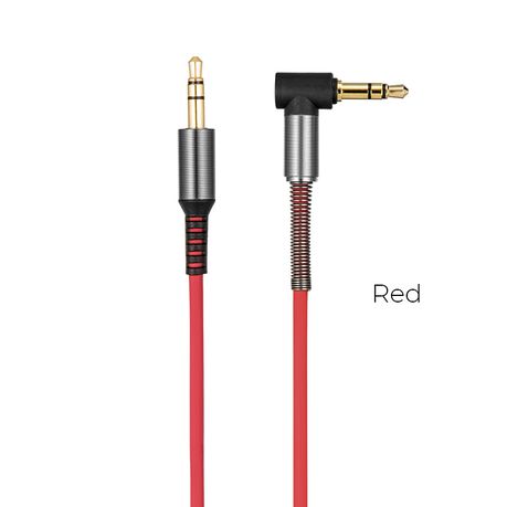 Hoco UPA02 1M Aux Spring Cable Red Buy Online in Zimbabwe thedailysale.shop