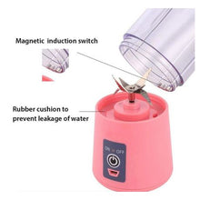 Load image into Gallery viewer, Purple USB Charged Portable Smoothie Blender
