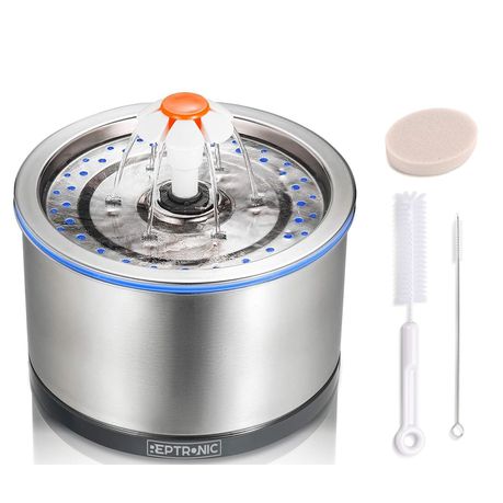 Reptronic Cat/Dog Pet Drinking Water Fountain/Spring with Cleaning Kit - SS Buy Online in Zimbabwe thedailysale.shop