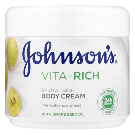 Johnson's Body Cream, Vita-Rich, Revitalizing, 350ml x 6