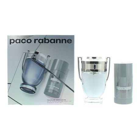 Paco Rabanne Invictus EDT 100ml & Deo Stick 75ml Gift Set (Parallel Import)