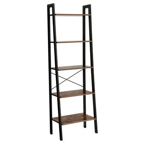 Lifespace Industrial Rustic 5 tier Ladder Shelves Buy Online in Zimbabwe thedailysale.shop
