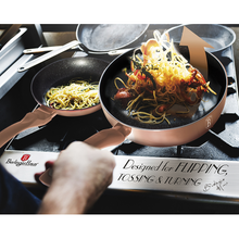 Load image into Gallery viewer, Berlinger Haus 26cm Marble Coating Flip Frypan - Rose Gold Metallic Line

