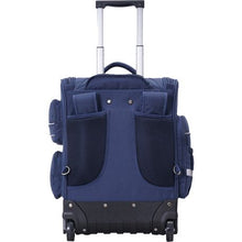Load image into Gallery viewer, School Mate® Hard Base Ripstop Polyester XL Trolley Back Pack NAVY S-2981
