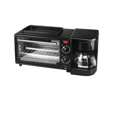 3-in-1 Home Multi-Functional Breakfast Maker Coffee Mechanical Oven Mini