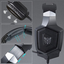 Load image into Gallery viewer, ONIKUMA K8 Gaming HeadSet with Mic Soft EarmuffS &amp;RGBLights Black,
