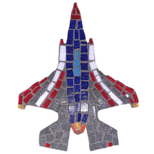 Load image into Gallery viewer, Mosaic Craft Kit – Fighter Jet
