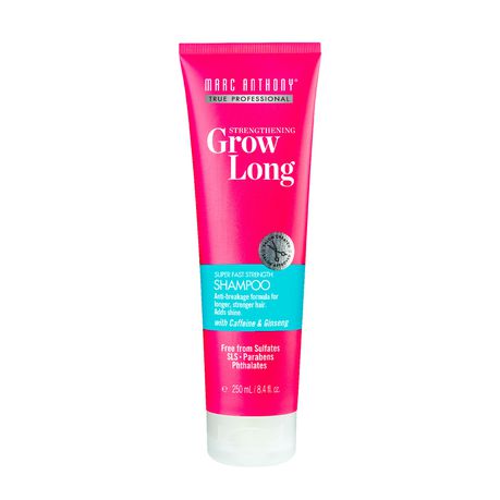 Marc Anthony Grow Long Caffeine Ginseng Shampoo 250ml - Pink Buy Online in Zimbabwe thedailysale.shop