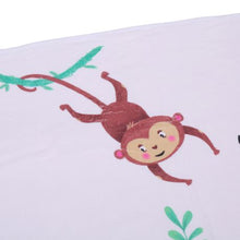 Load image into Gallery viewer, Baba Jay Baby Monthly Milestone Blanket - African Wildlife
