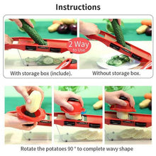 Load image into Gallery viewer, Kitchen Vegetable Slicer 10 in 1
