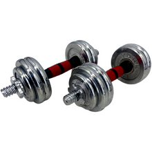 Load image into Gallery viewer, 15kg Chrome Dumbell Set HD-47-15

