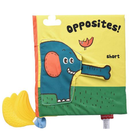 Funny Zoo Baby Learning Soft Cloth Book - Opposite