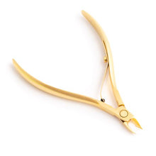 Load image into Gallery viewer, Kellermann 3 Swords Cuticle Nippers Matt Gold-Plated 9cm PF 2038 G
