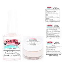 Load image into Gallery viewer, Nails of Steel Nail Care Treatment &amp; Coconut Cuticle Care Cream
