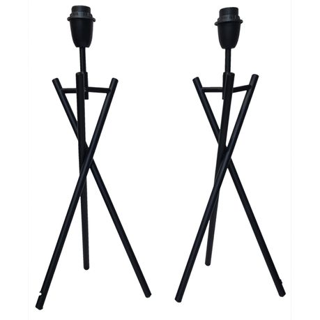 Litex Lamps Tripod Table Lamp Twin Pack Buy Online in Zimbabwe thedailysale.shop